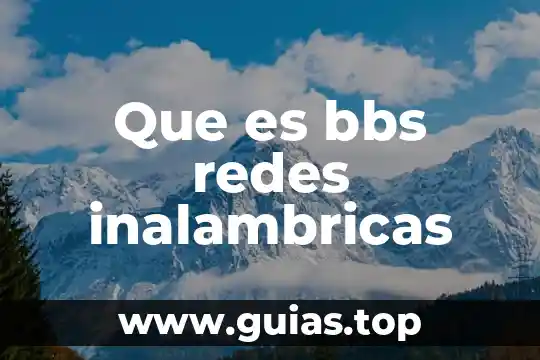Que es cobit en redes 6 Que es bbs redes inalambricas