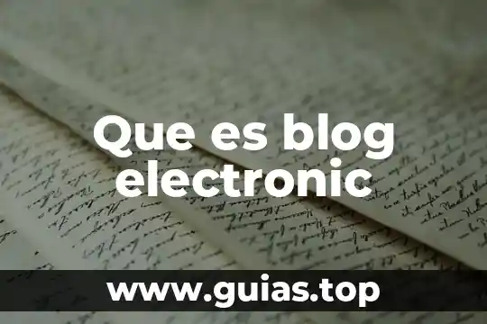Qué es antología y ejemplos definición 3 Que es blog electronic