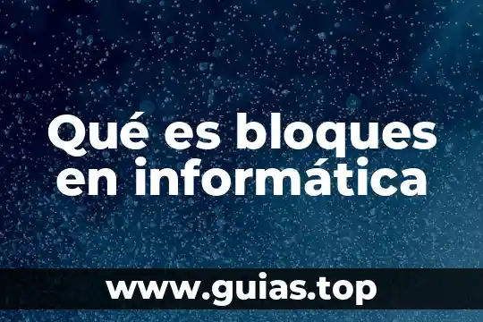 Que es el número factorial 6 Qué es bloques en informática