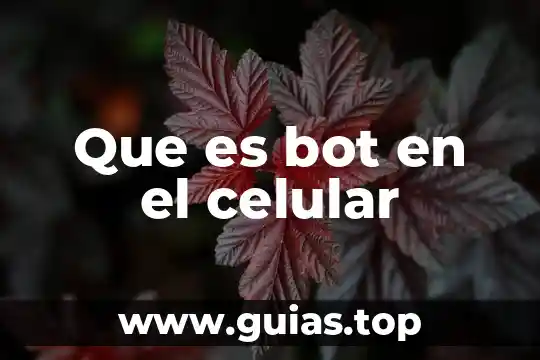 Citosol celular que es 3 Que es bot en el celular