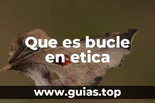 Qué es la ética psicología 3 Que es bucle en etica
