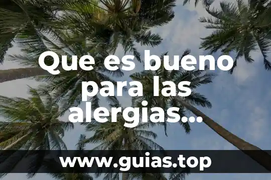 Que es bueno para recuperar el sueño 5 Que es bueno para las alergias loratadina cetirizina