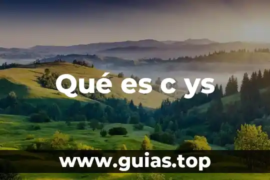 Que es un presa de agua 4 Qué es c ys