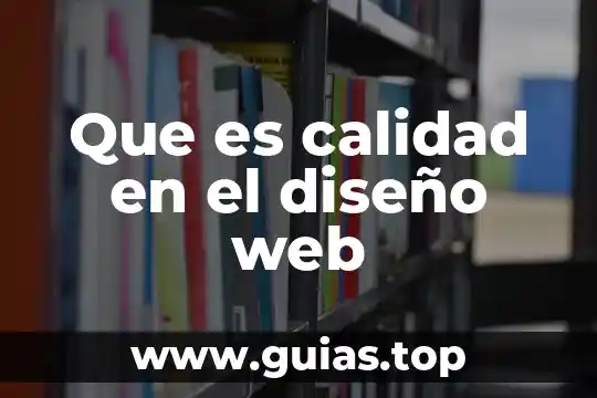 Que es la web eprints 3 Que es calidad en el diseño web