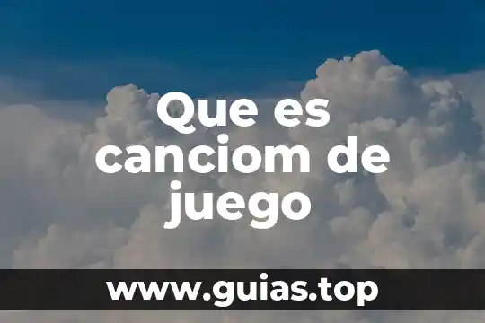 Que es formar juego de piezas almacenamiento 4 Que es canciom de juego
