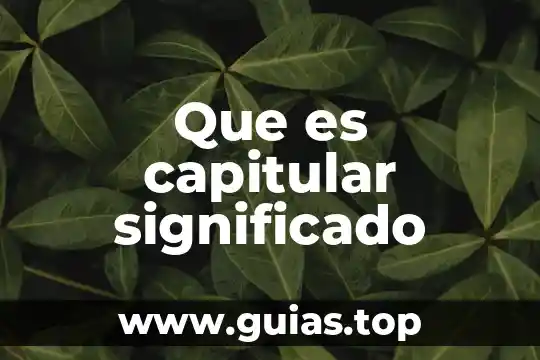 Que es reusar significado 3 Que es capitular significado
