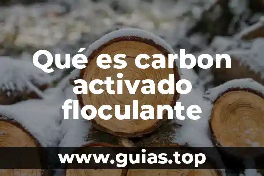 Que es un programa pre activado 4 Qué es carbon activado floculante