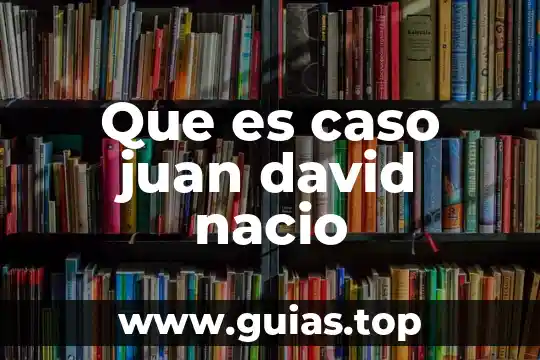 Que es tendecia de modas tesis 4 Que es caso juan david nacio