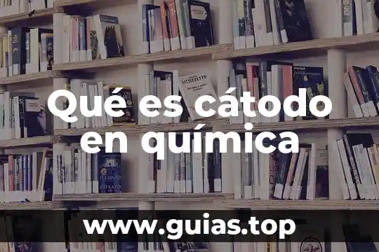 Compuesto quimica que es 8 Qué es cátodo en química