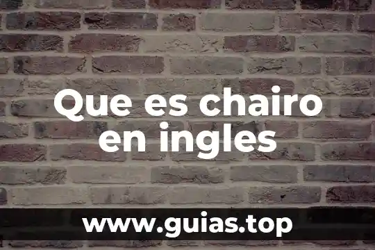 Present progressive que es en inglés structure 4 Que es chairo en ingles