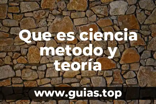 Que es teoria monetaria internacional 6 Que es ciencia metodo y teoría