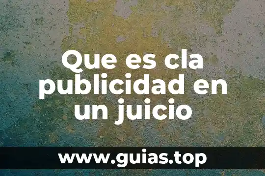 Publicidad definicion que es y concepto economipedoa 7 Que es cla publicidad en un juicio