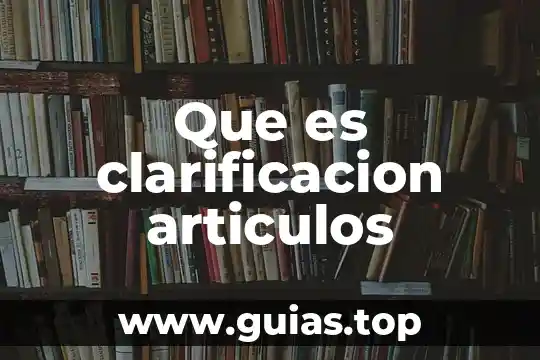 Que es motin y los articulos 8 Que es clarificacion articulos