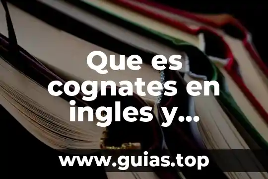 Present progressive que es en inglés structure 3 Que es cognates en ingles y español