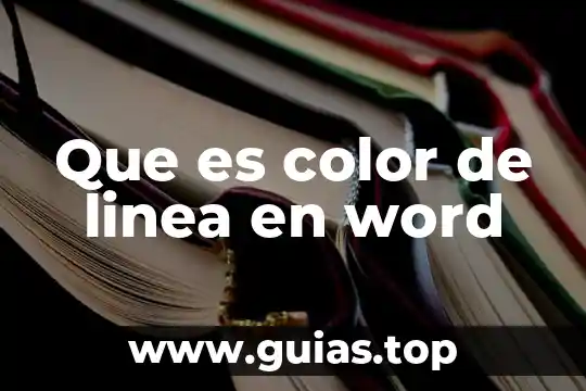 Que es este simbolo que aparece en word 3 Que es color de linea en word