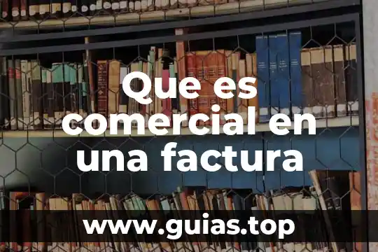 Dinero electronico que es en una factura 6 Que es comercial en una factura
