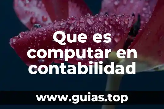 Que es un cargo diferido en contabilidad 5 Que es computar en contabilidad