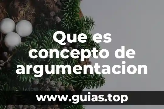 Qué es la revista concepto 5 Que es concepto de argumentacion