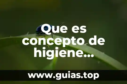 Que es el desarrollo corporal humano 3 Que es concepto de higiene corporal