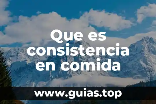 Que es hamachi comida 7 Que es consistencia en comida