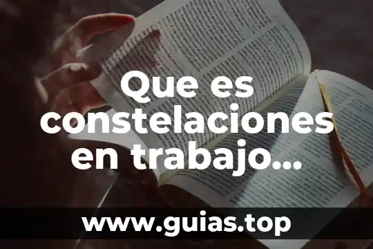 Que es una esfera social 6 Que es constelaciones en trabajo social