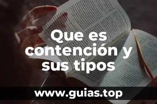 Que es una licitacion y tipos de licitación en compras 6 Que es contención y sus tipos