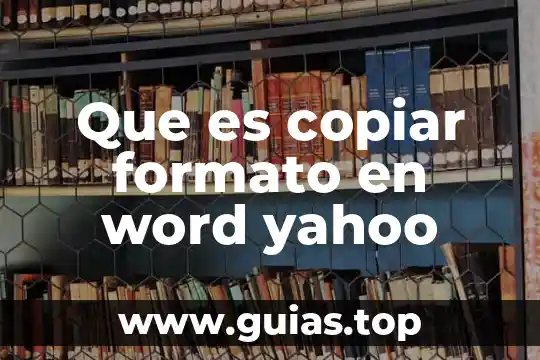 Que es formato de número de página en word 4 Que es copiar formato en word yahoo