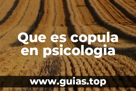 Qué es el azul psicología 5 Que es copula en psicologia