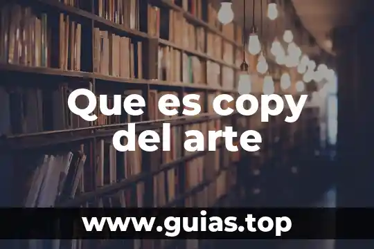 Qué es conocimiento en arte en tok 4 Que es copy del arte