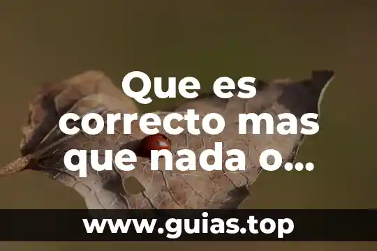 Que es una empresa es todo ente economico 5 Que es correcto mas que nada o mas que todo