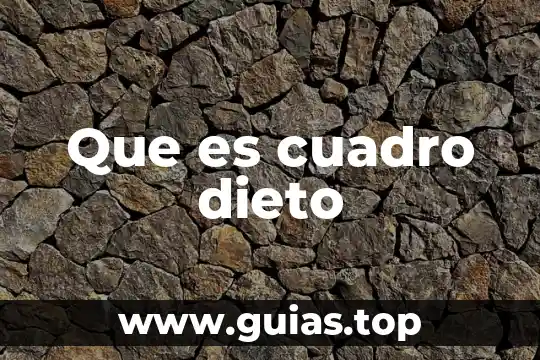 Que es principio de estricto derecho 3 Que es cuadro dieto