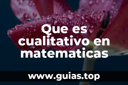 Qué es este símbolo en matemáticas 6 Que es cualitativo en matematicas