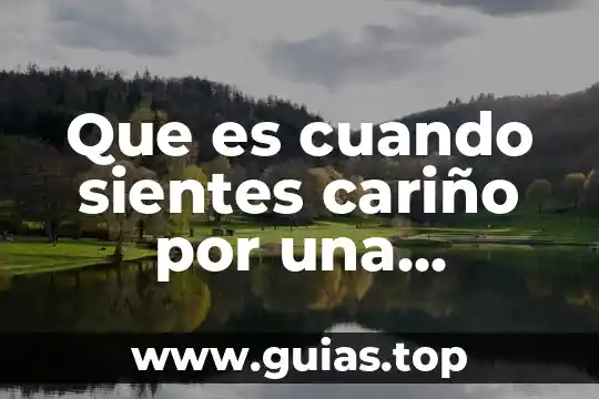 Que es ser una persona eficaz en una empresa 6 Que es cuando sientes cariño por una persona