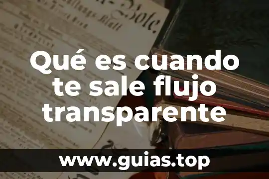 Que es cuando defecas y te sale sangre 4 Qué es cuando te sale flujo transparente