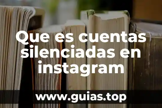 Que es la administracion de cuentas por cobrar concepto 8 Que es cuentas silenciadas en instagram