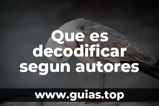 Que es la comunicacion escrita efectiva segun autores 7 Que es decodificar segun autores