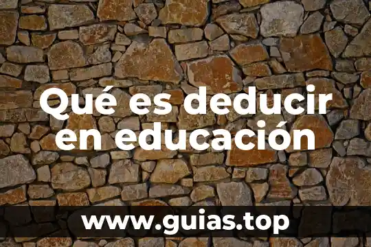 Que es un anaque l y tipos de anaqueles 7 Qué es deducir en educación
