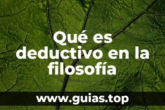 Qué es curiosidad filosofía 7 Qué es deductivo en la filosofía