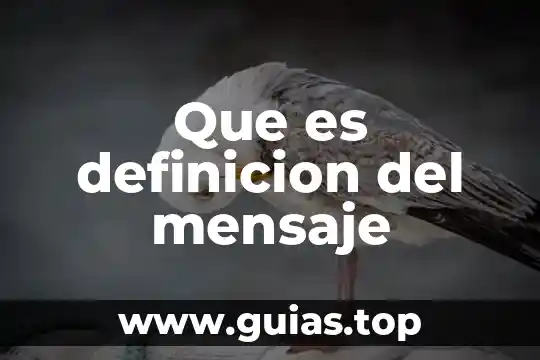 Que es una relacion de pareja definición artículo académico 5 Que es definicion del mensaje
