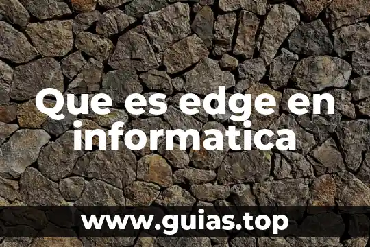 Qué es multiplexar en informática 7 Que es edge en informatica