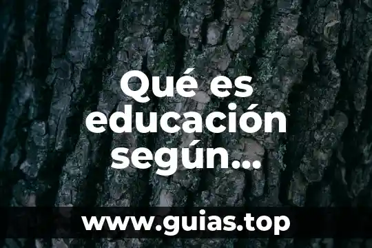 Que es la calidad de educacion en mexico 3 Qué es educación según Fernando Savater