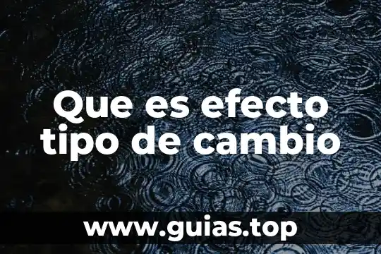Que es el efecto glitch 8 Que es efecto tipo de cambio