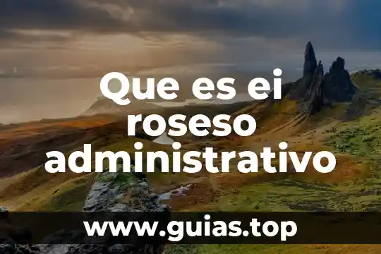 Que es administrativo publico 5 Que es ei roseso administrativo