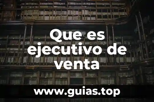 Que es velocidad tipos 7 Que es ejecutivo de venta