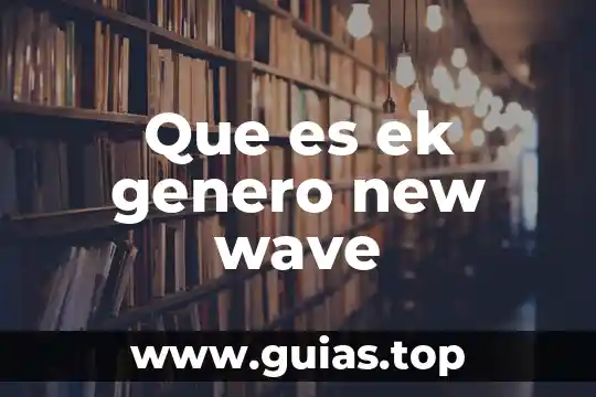 New age music que es 5 Que es ek genero new wave