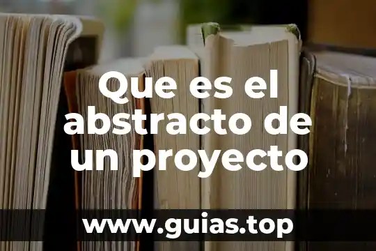 Que es el pensamiento abstracto en los niños 6 Que es el abstracto de un proyecto