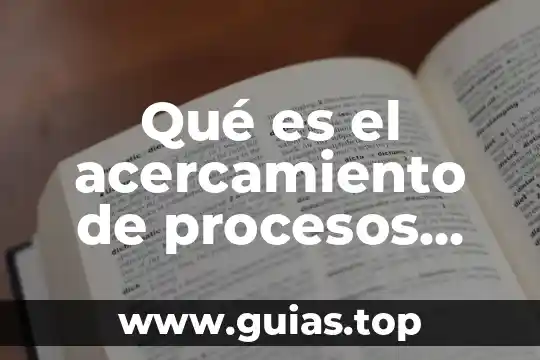 Que es prestamos productivos 5 Qué es el acercamiento de procesos productivos
