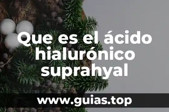 Qué es el ácido hialurónico de cadena corta 3 Que es el ácido hialurónico suprahyal