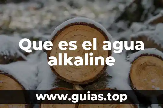 Que es densidade del agua 4 Que es el agua alkaline