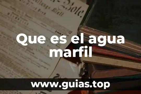 Que es la comision mundial del agua 8 Que es el agua marfil